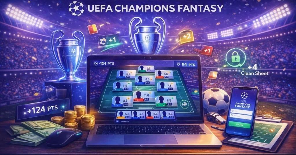 Step-by-step UEFA Champions Fantasy beginner guide with team selection tips