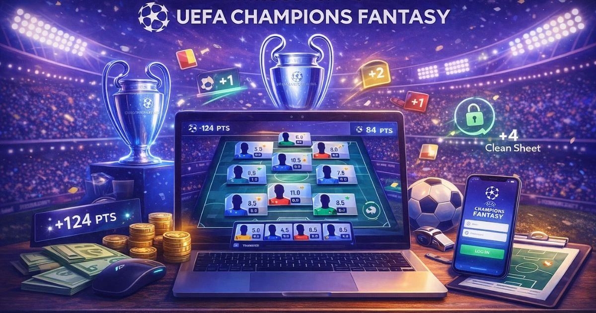 Step-by-step UEFA Champions Fantasy beginner guide with team selection tips