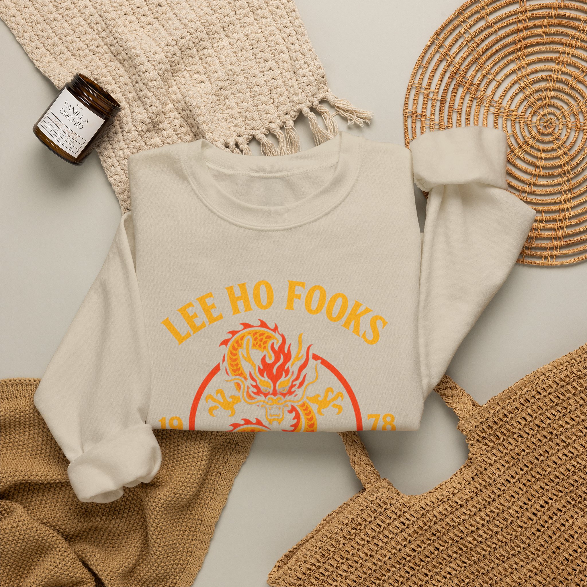 Lee Ho Fooks Soho London Dragon Crewneck Sweatshirt - Image 12