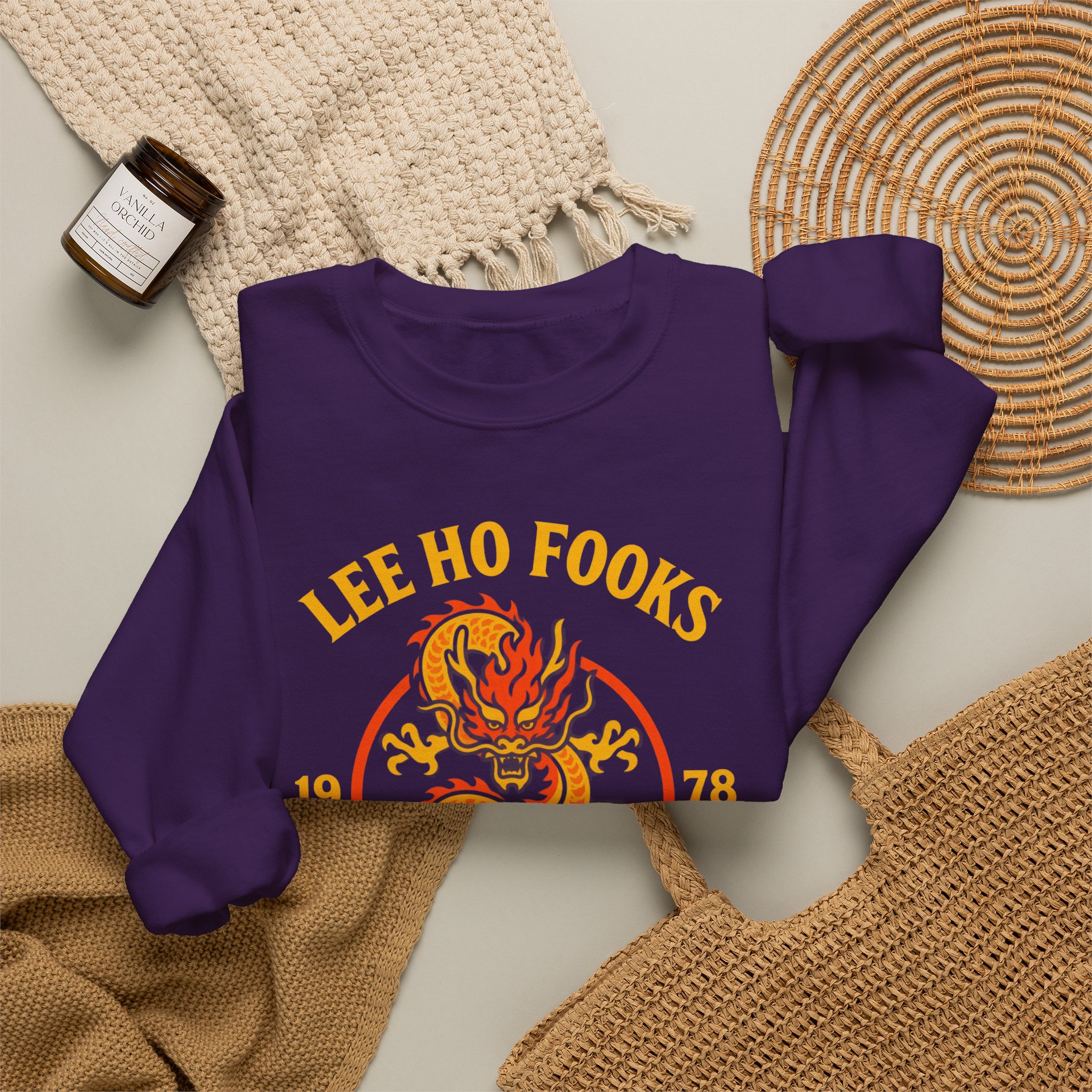 Lee Ho Fooks Soho London Dragon Crewneck Sweatshirt - Image 56