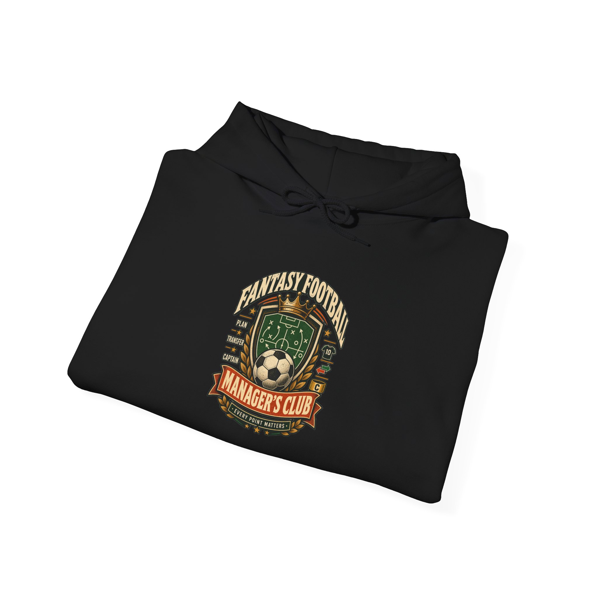 Fantasy Football Manager's Club Hoodie — Vintage Team Crest Pullover - Image 8