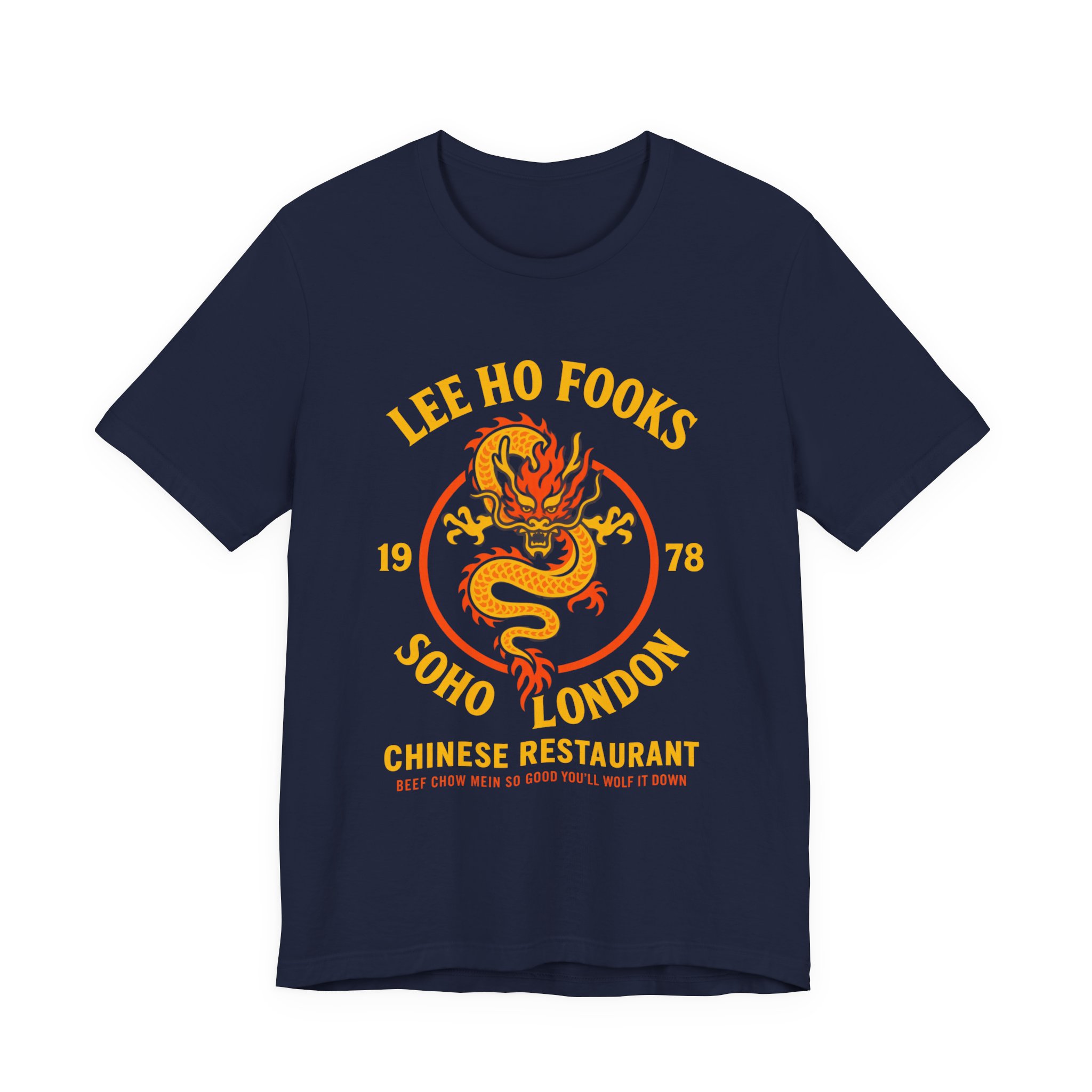 Dragon Crest Tee — "Lee Ho Fooks Soho London" Vintage Chinese Restaurant T‑Shirt - Image 17