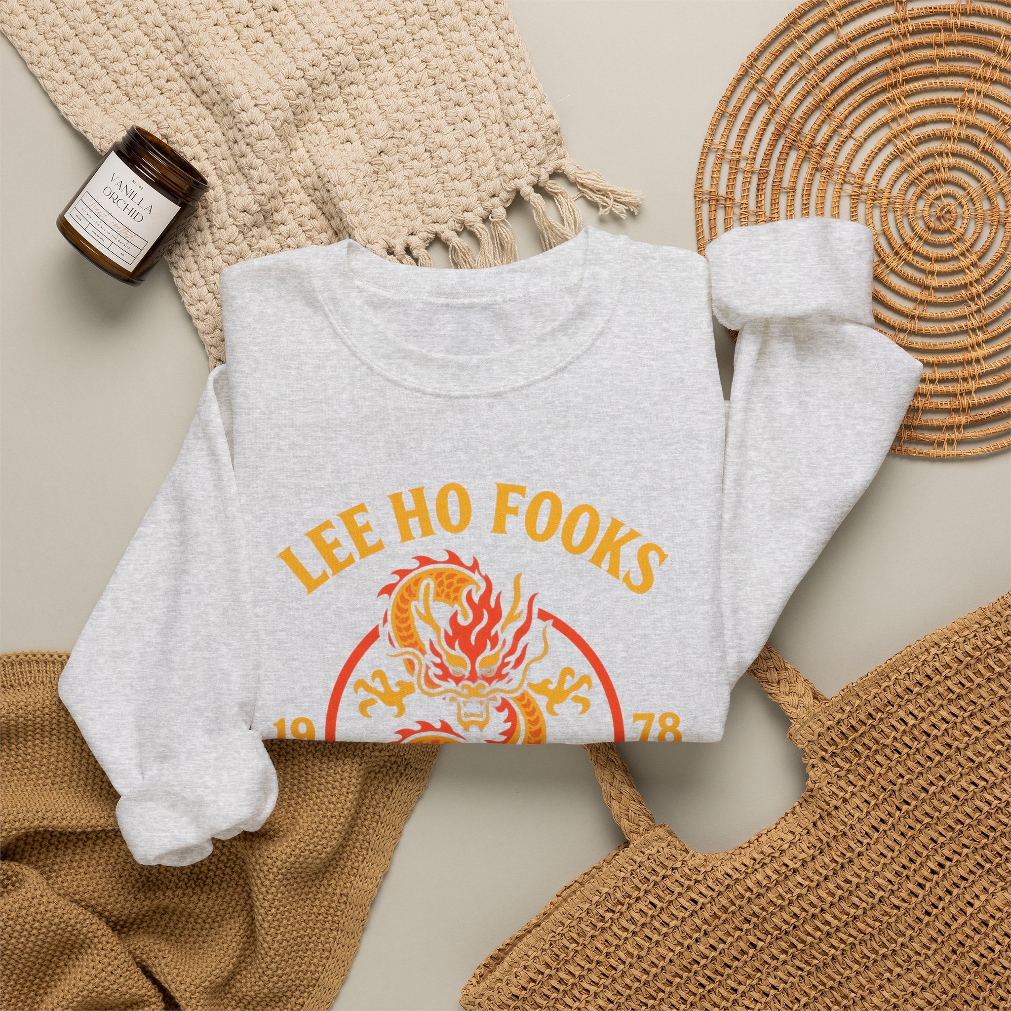 Lee Ho Fooks Soho London Dragon Crewneck Sweatshirt - Image 8