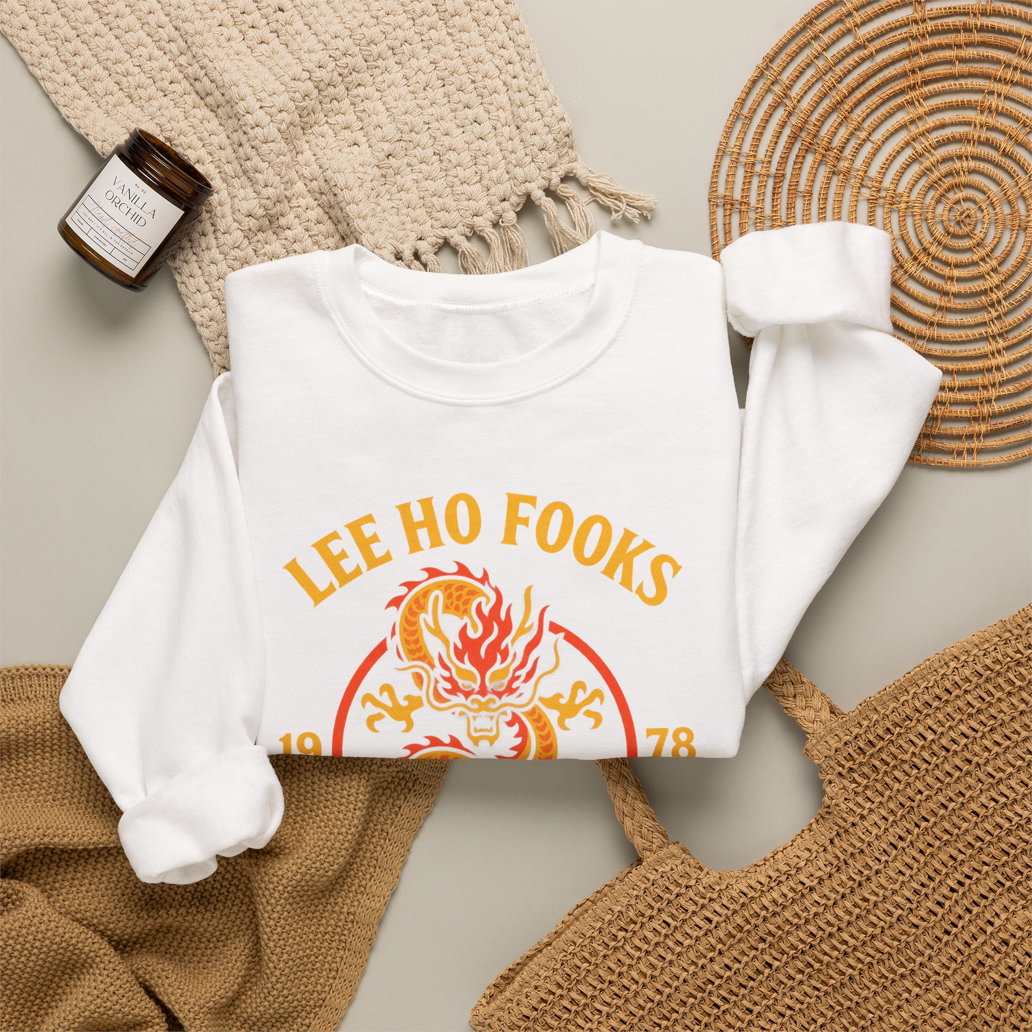 Lee Ho Fooks Soho London Dragon Crewneck Sweatshirt - Image 4