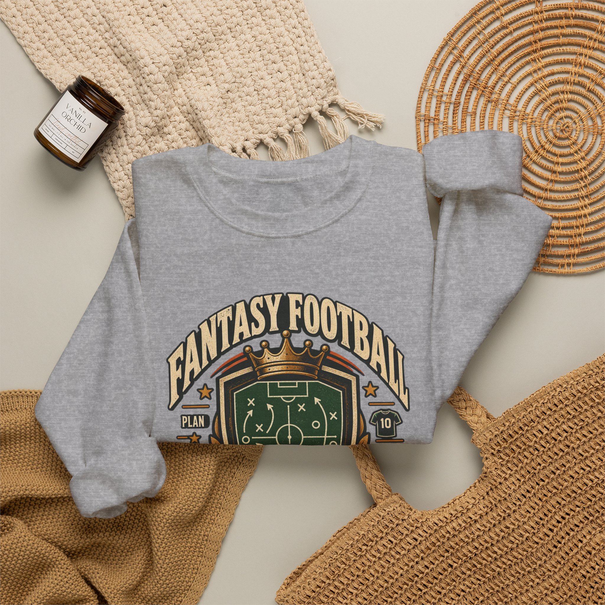 Fantasy Football Manager's Club Crewneck Sweatshirt — Soccer Manager Gift - Image 16