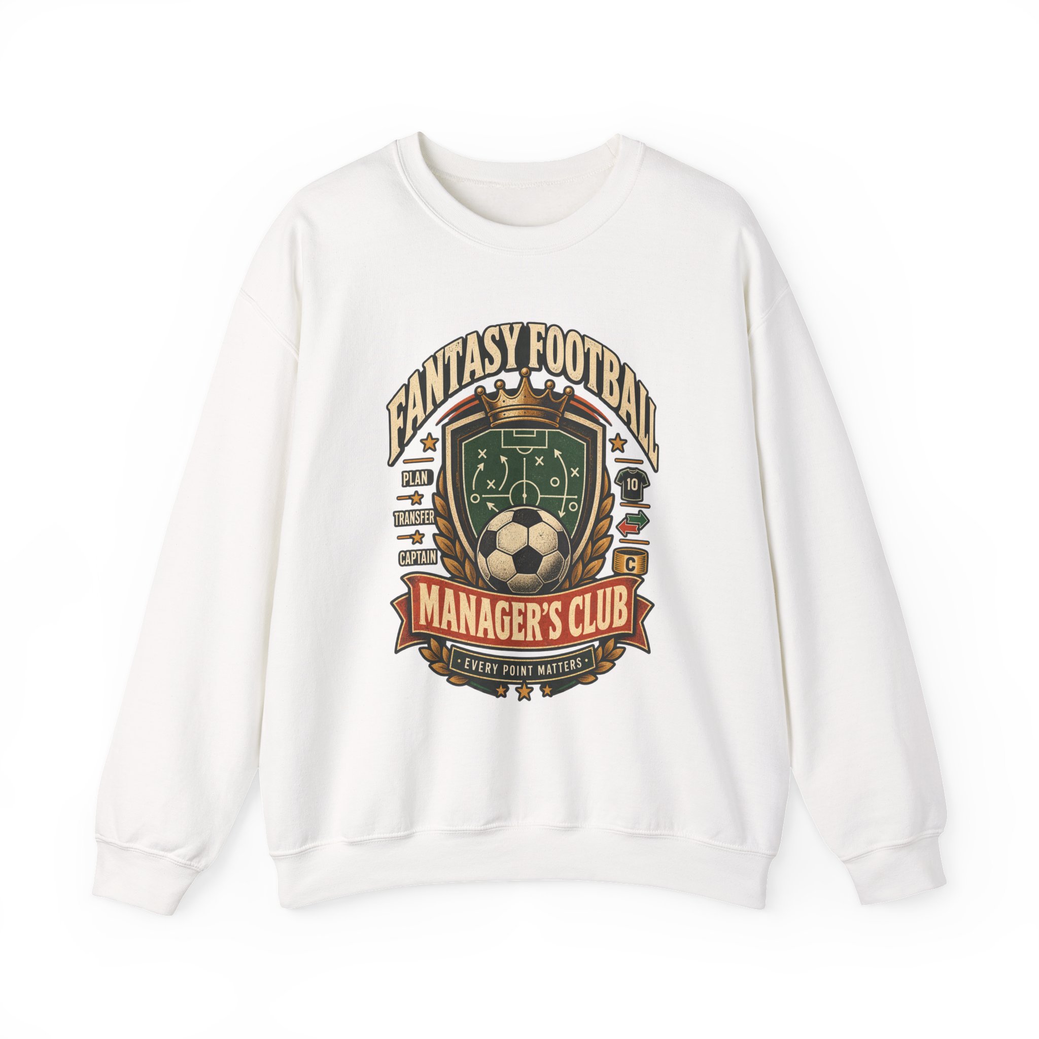 Fantasy Football Manager's Club Crewneck Sweatshirt — Soccer Manager Gift