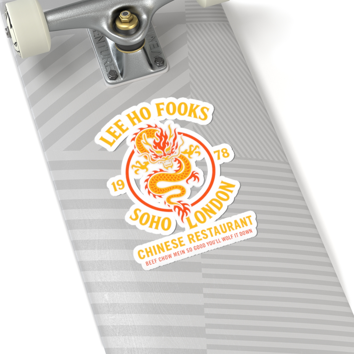 Kiss-Cut Sticker — "Lee Ho Fooks Soho London" Vintage Dragon Chinese Restaurant Decal - Image 8