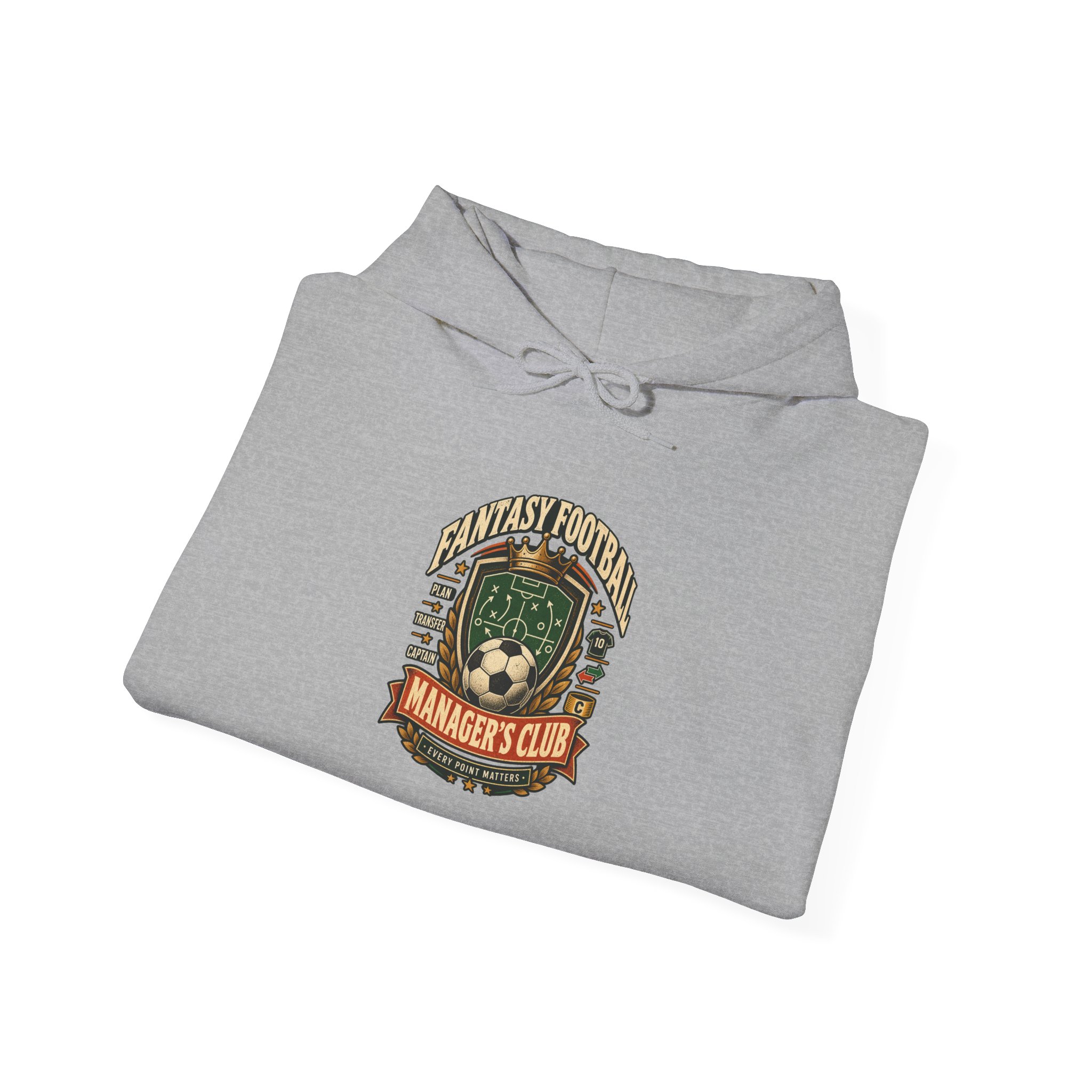 Fantasy Football Manager's Club Hoodie — Vintage Team Crest Pullover - Image 16
