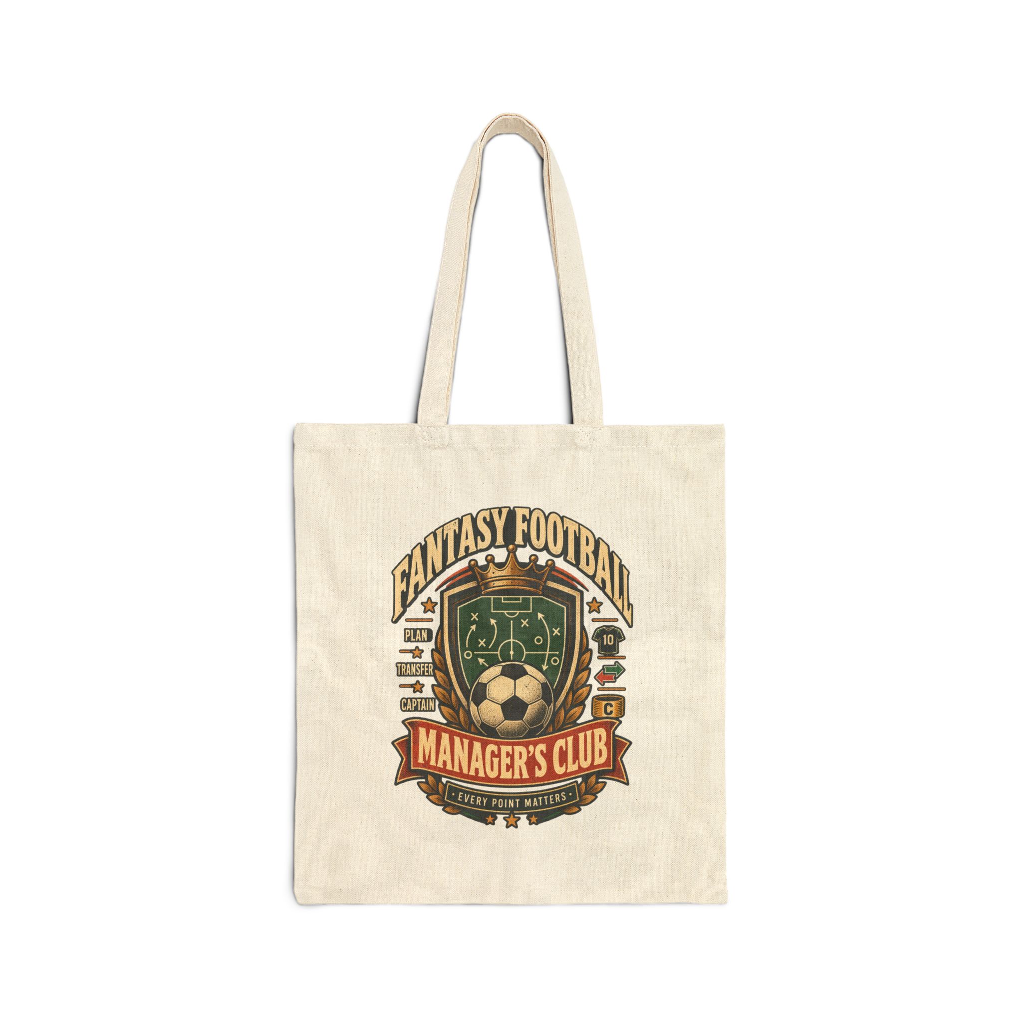 Fantasy Football Manager's Club Canvas Tote