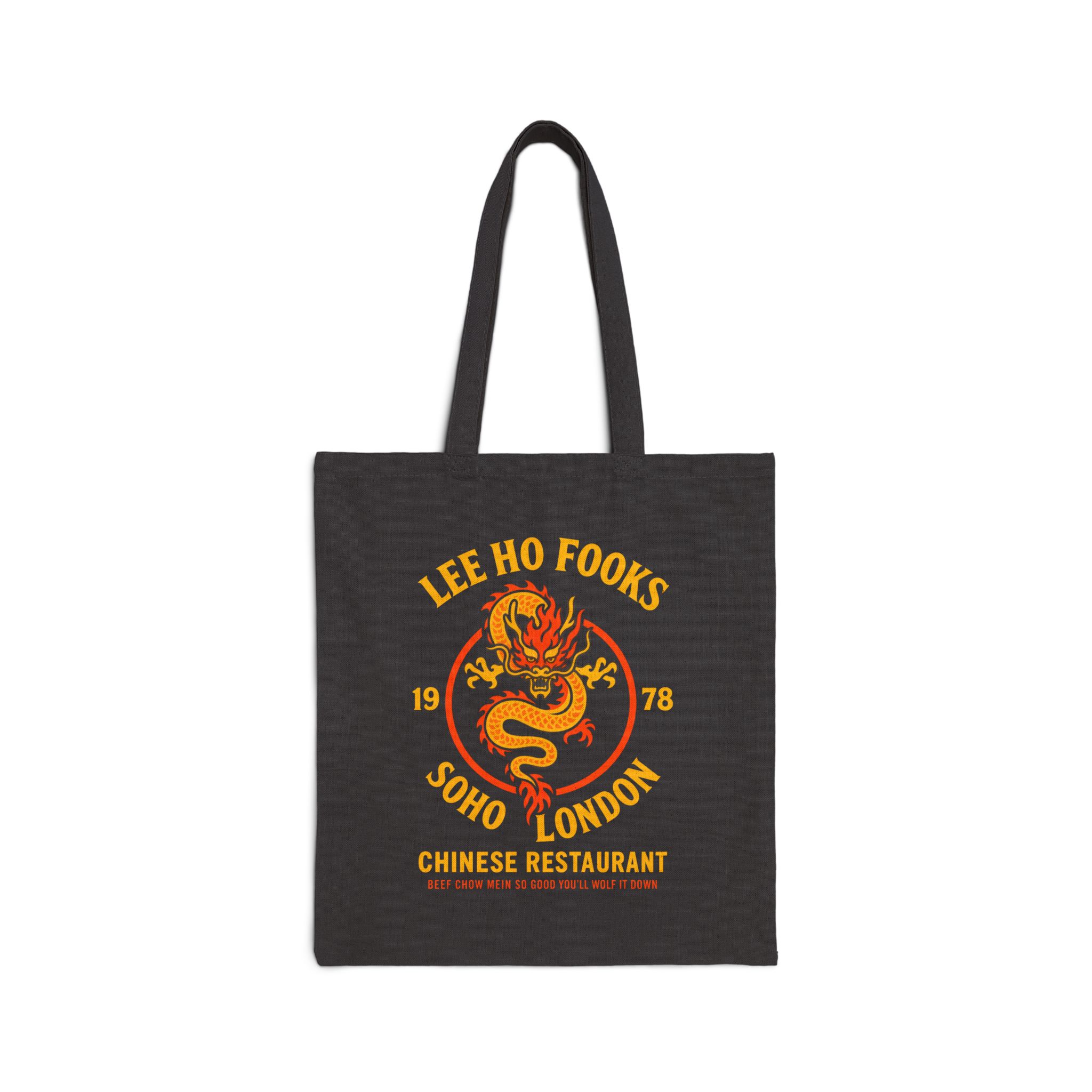 Lee Ho Fooks Soho London Dragon Canvas Tote Bag - Image 5