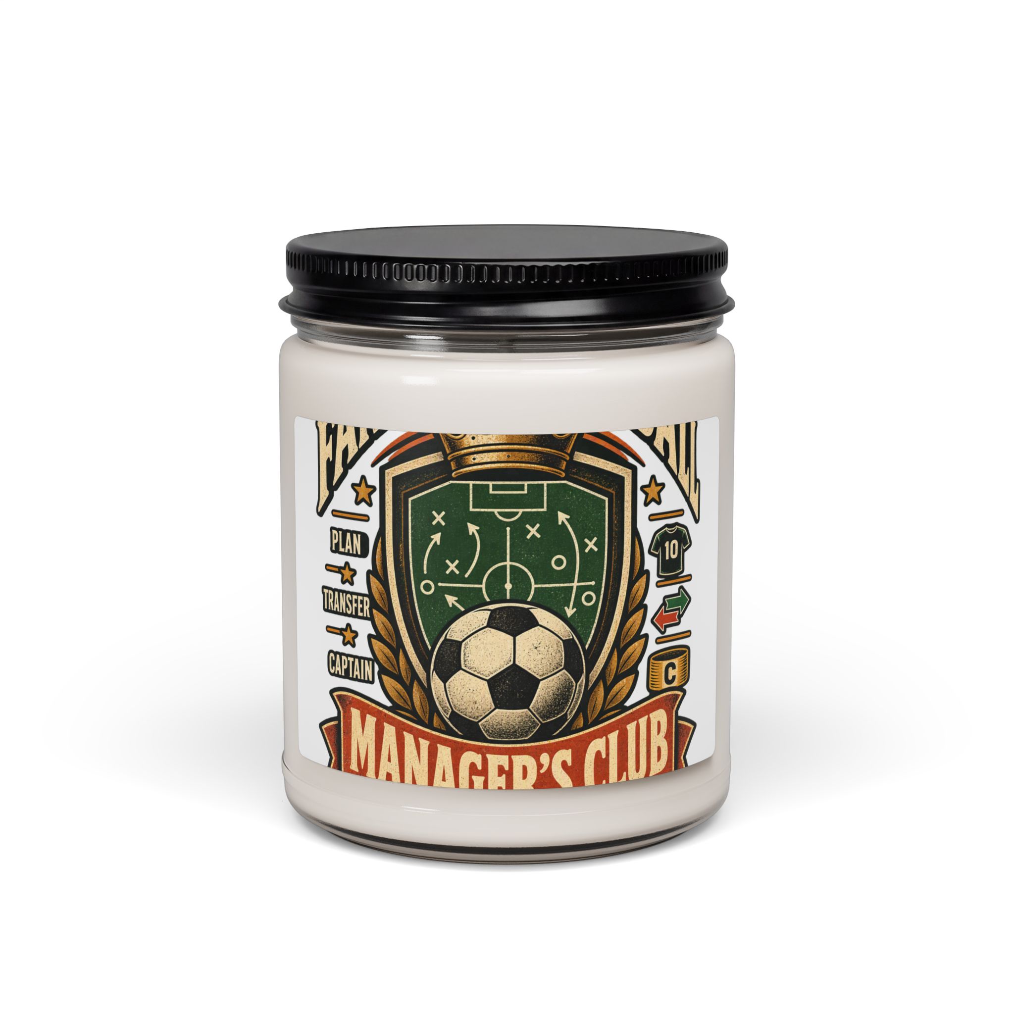 Soccer Manager's Club Scented Soy Candle – 9oz