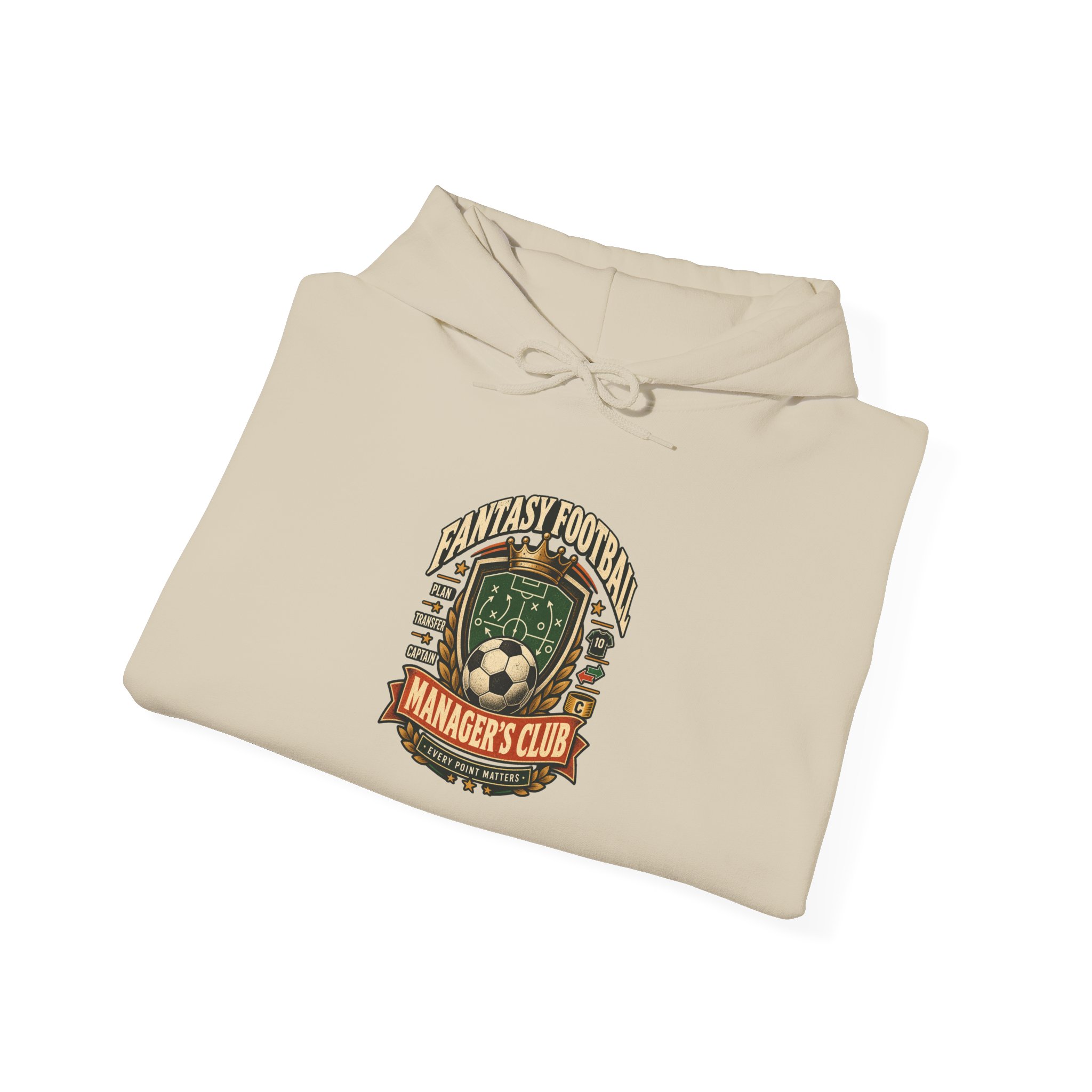 Fantasy Football Manager's Club Hoodie — Vintage Team Crest Pullover - Image 12