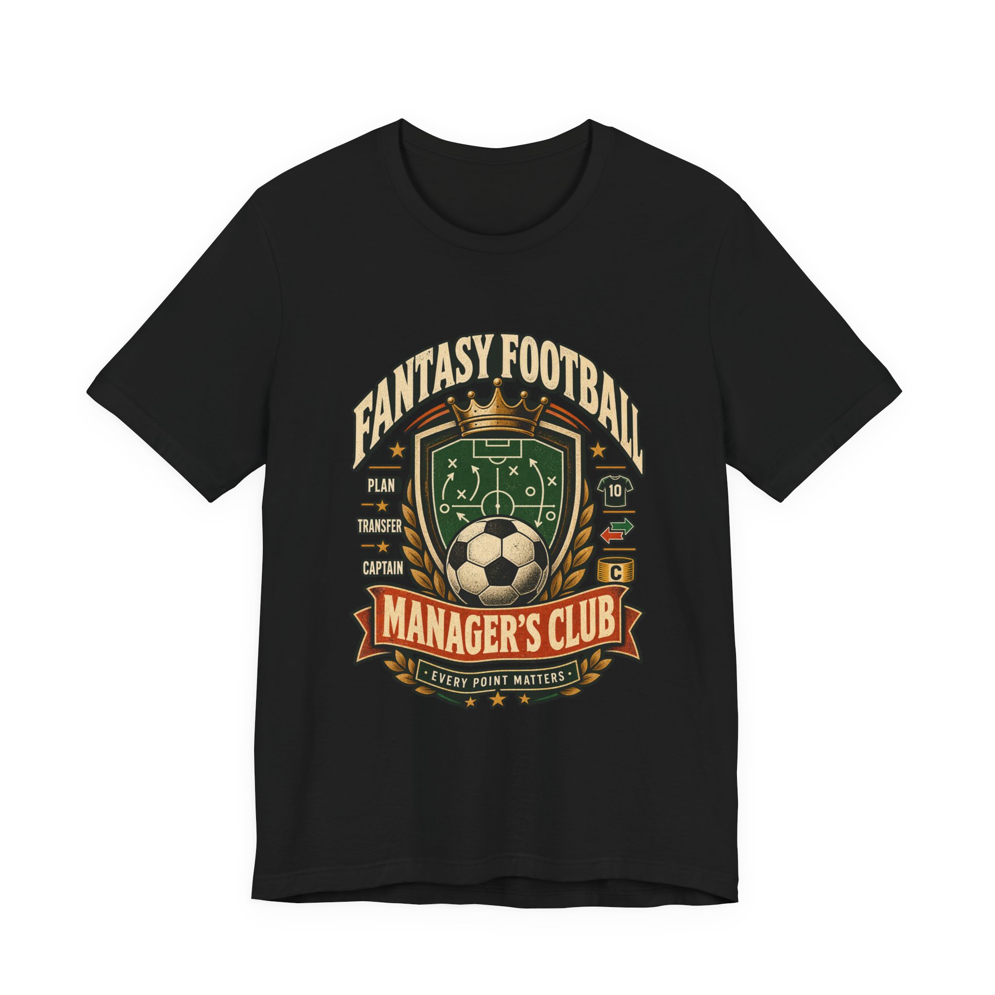 Fantasy Football Manager's Club Tee β 'Fantasy Football Manager's Club' Graphic T-Shirt - Image 5