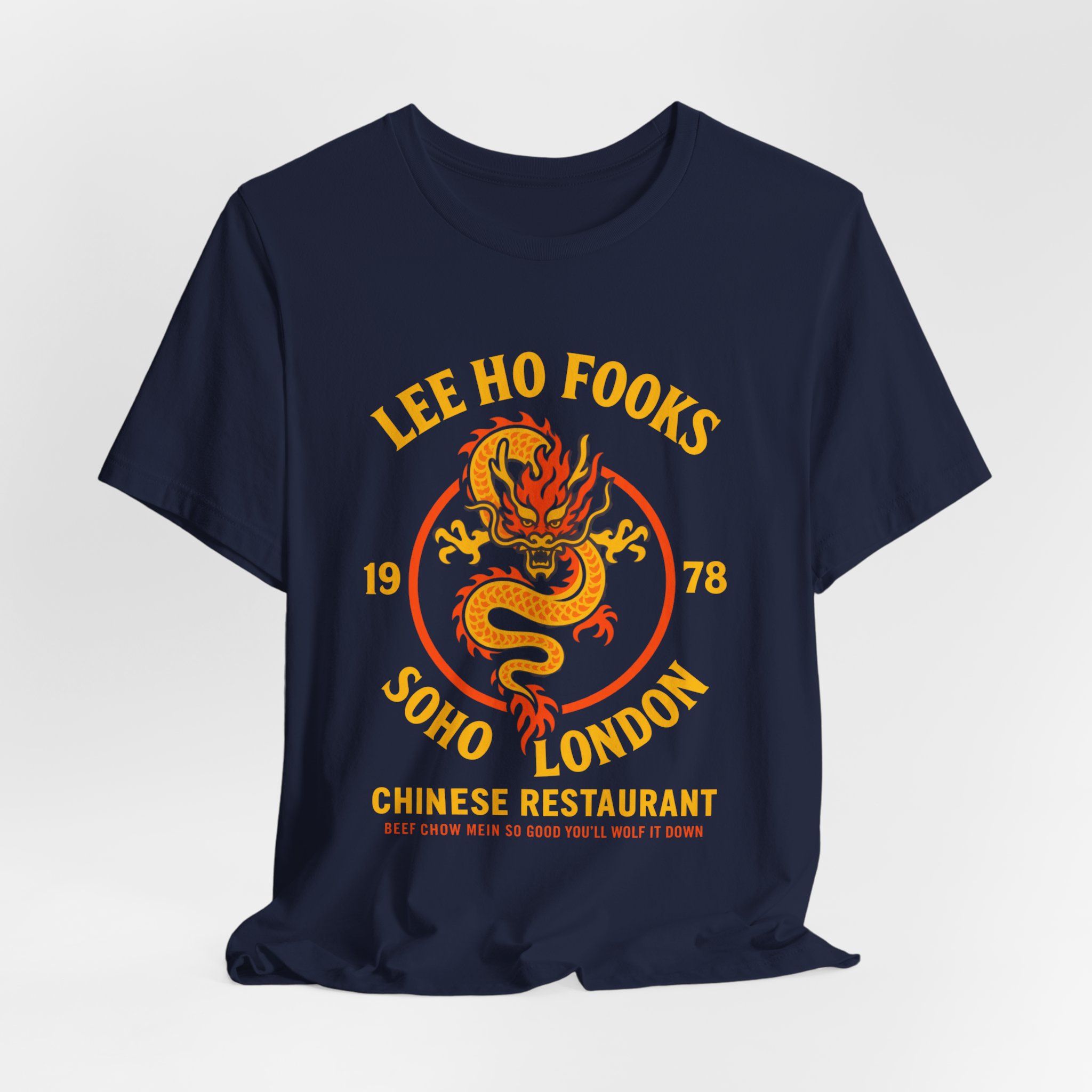 Dragon Crest Tee — "Lee Ho Fooks Soho London" Vintage Chinese Restaurant T‑Shirt - Image 20
