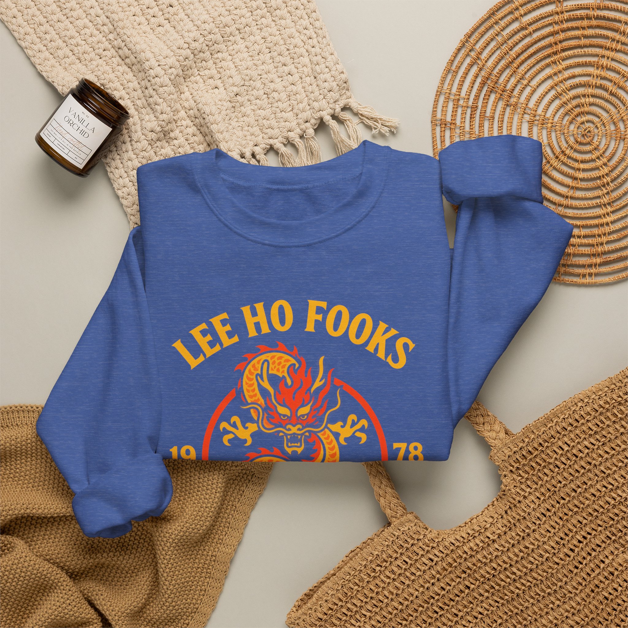 Lee Ho Fooks Soho London Dragon Crewneck Sweatshirt - Image 36