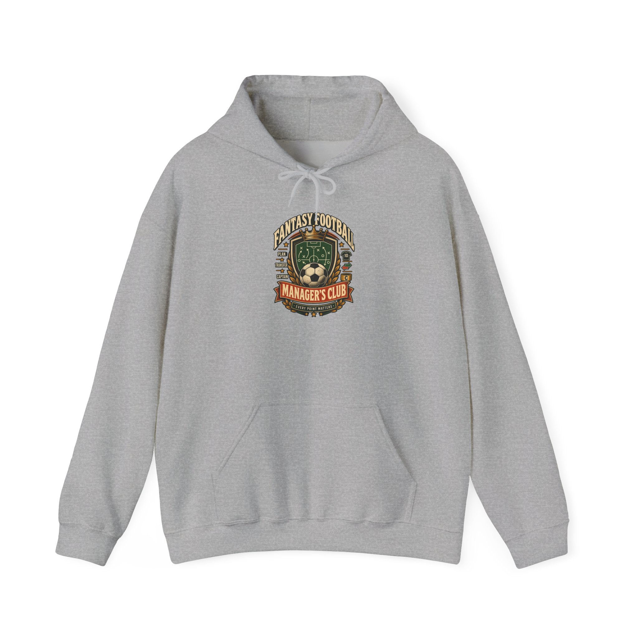 Fantasy Football Manager's Club Hoodie — Vintage Team Crest Pullover - Image 13
