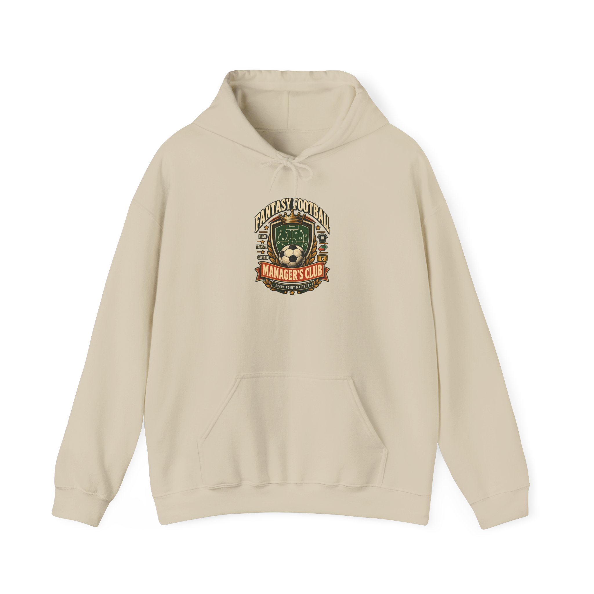 Fantasy Football Manager's Club Hoodie — Vintage Team Crest Pullover - Image 9