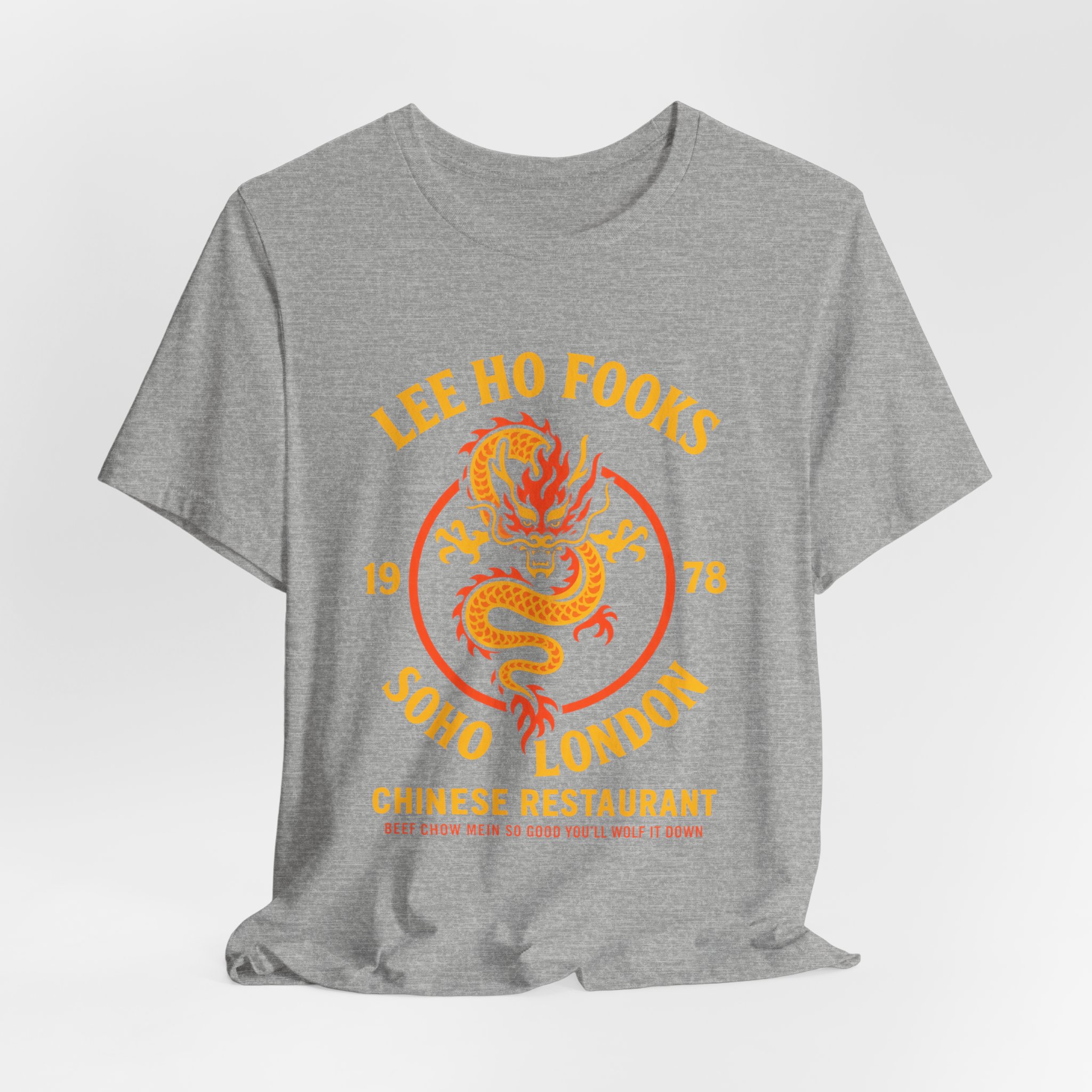 Dragon Crest Tee — "Lee Ho Fooks Soho London" Vintage Chinese Restaurant T‑Shirt - Image 16