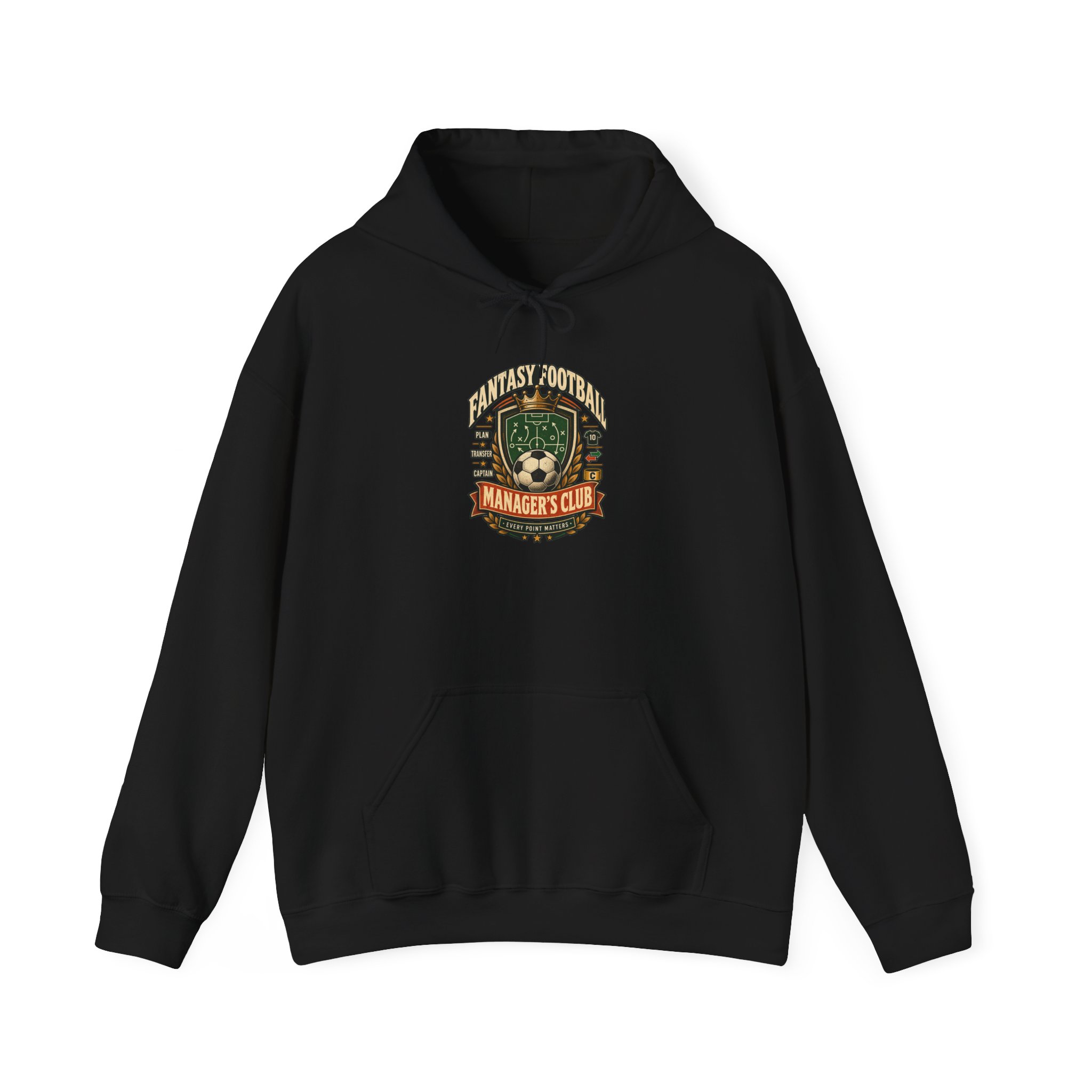 Fantasy Football Manager's Club Hoodie — Vintage Team Crest Pullover - Image 5