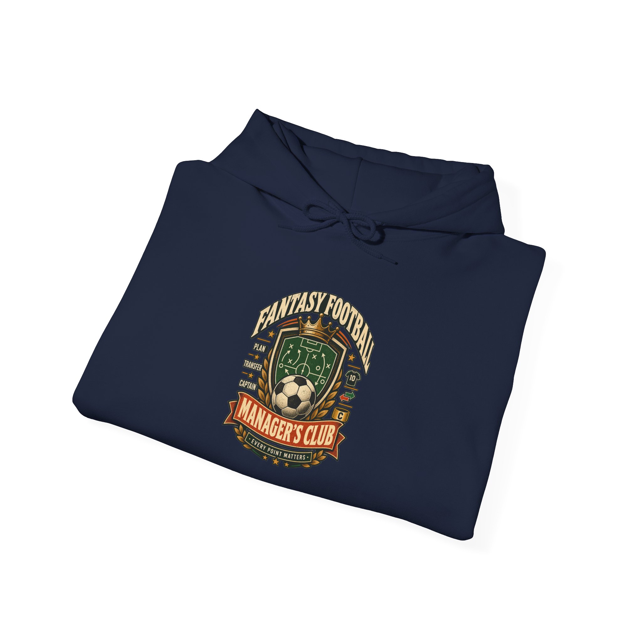 Fantasy Football Manager's Club Hoodie — Vintage Team Crest Pullover - Image 20