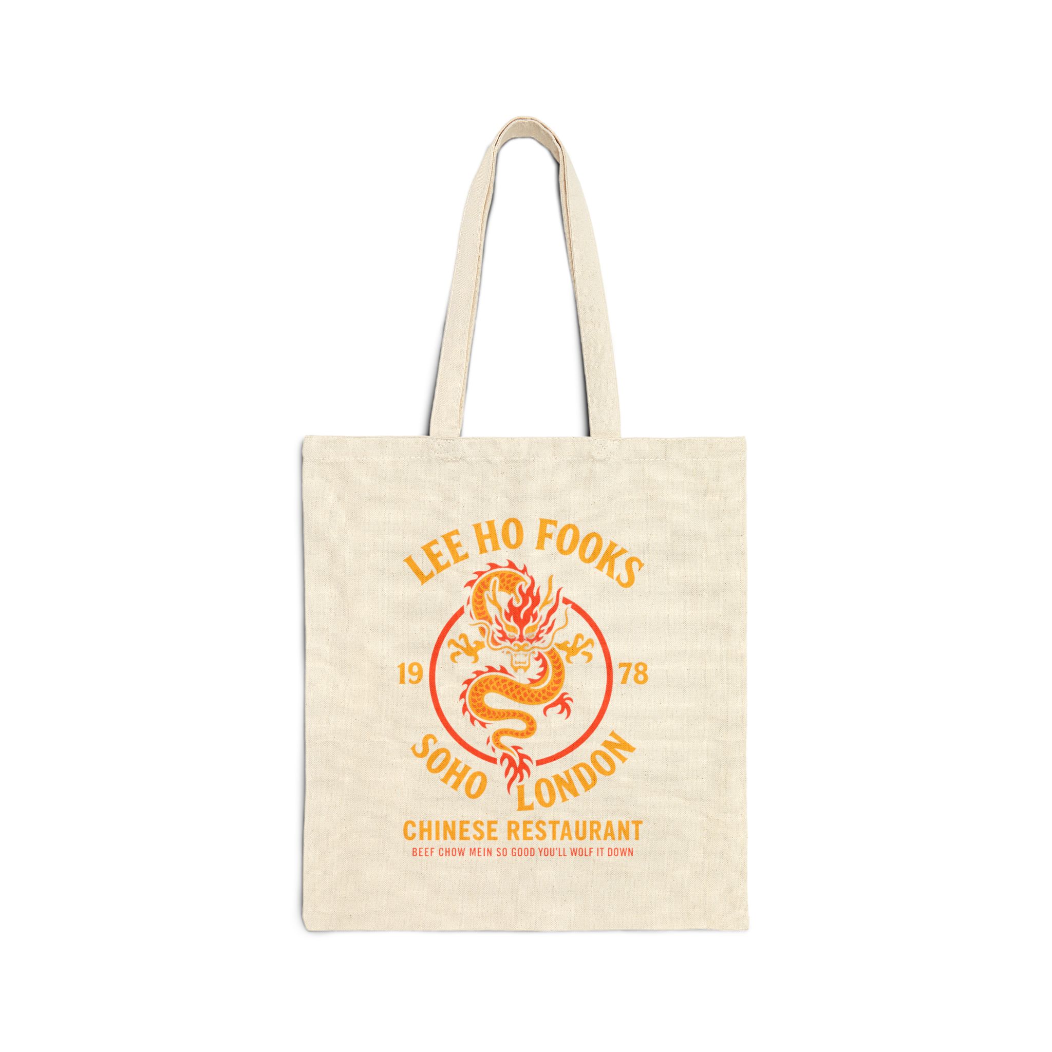 Lee Ho Fooks Soho London Dragon Canvas Tote Bag