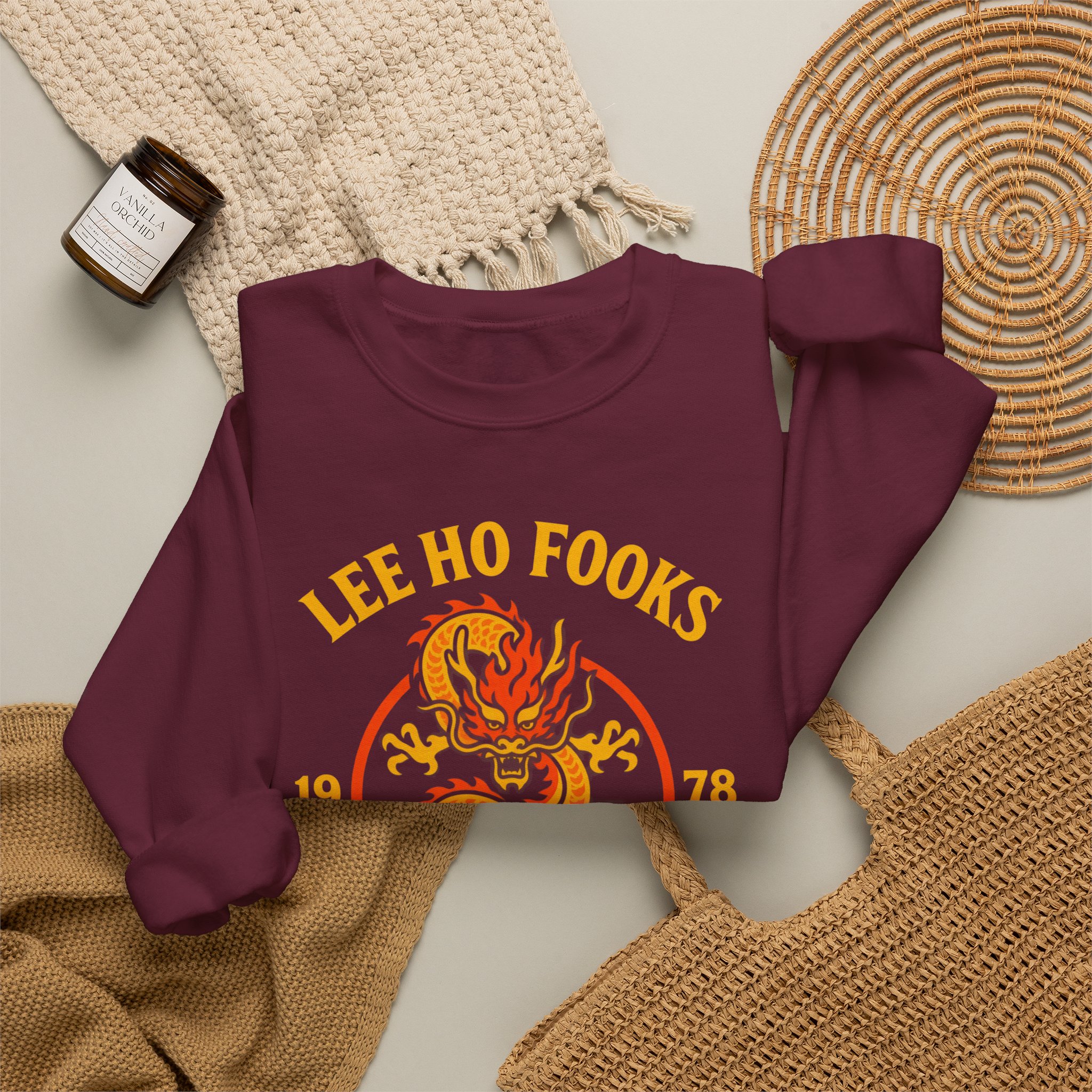 Lee Ho Fooks Soho London Dragon Crewneck Sweatshirt - Image 24