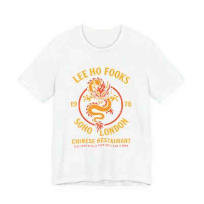 Dragon Crest Tee — "Lee Ho Fooks Soho London" Vintage Chinese Restaurant T‑Shirt