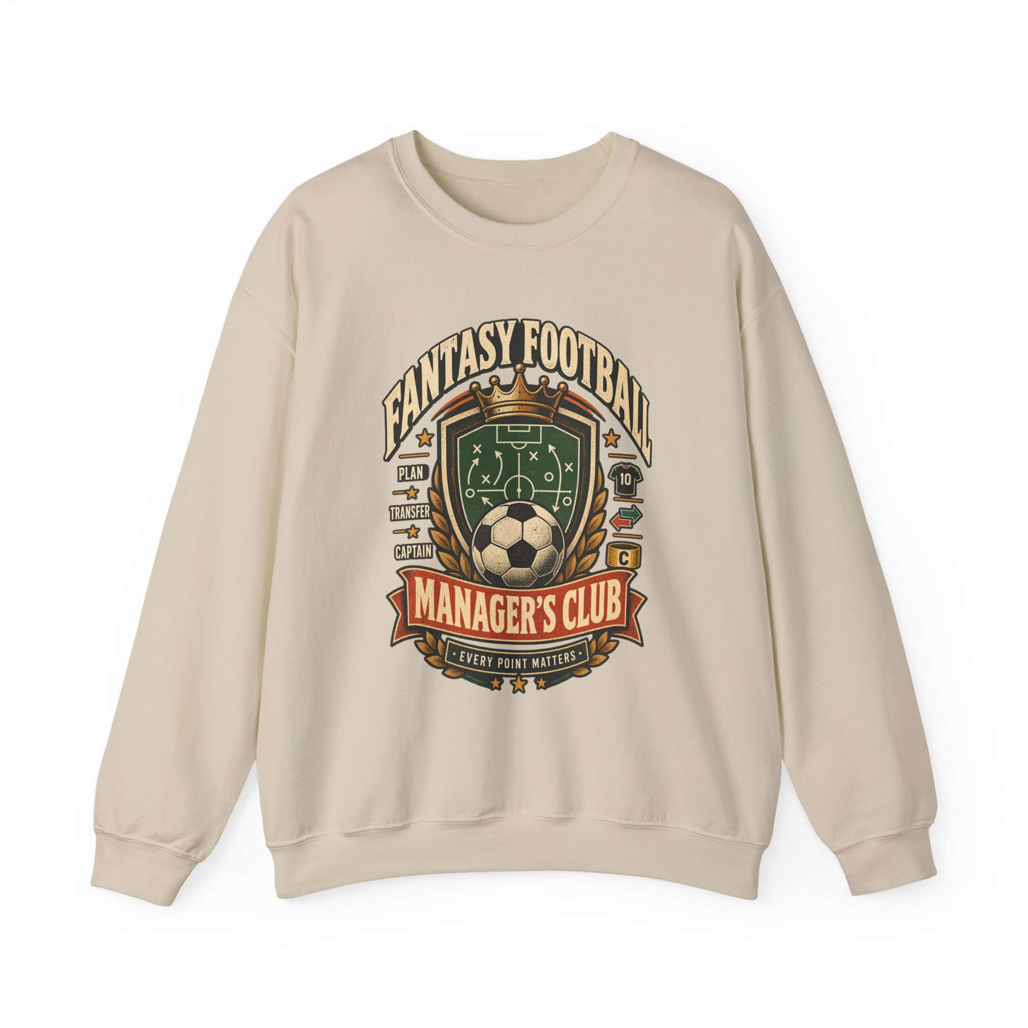 Fantasy Football Manager's Club Crewneck Sweatshirt — Soccer Manager Gift - Image 9