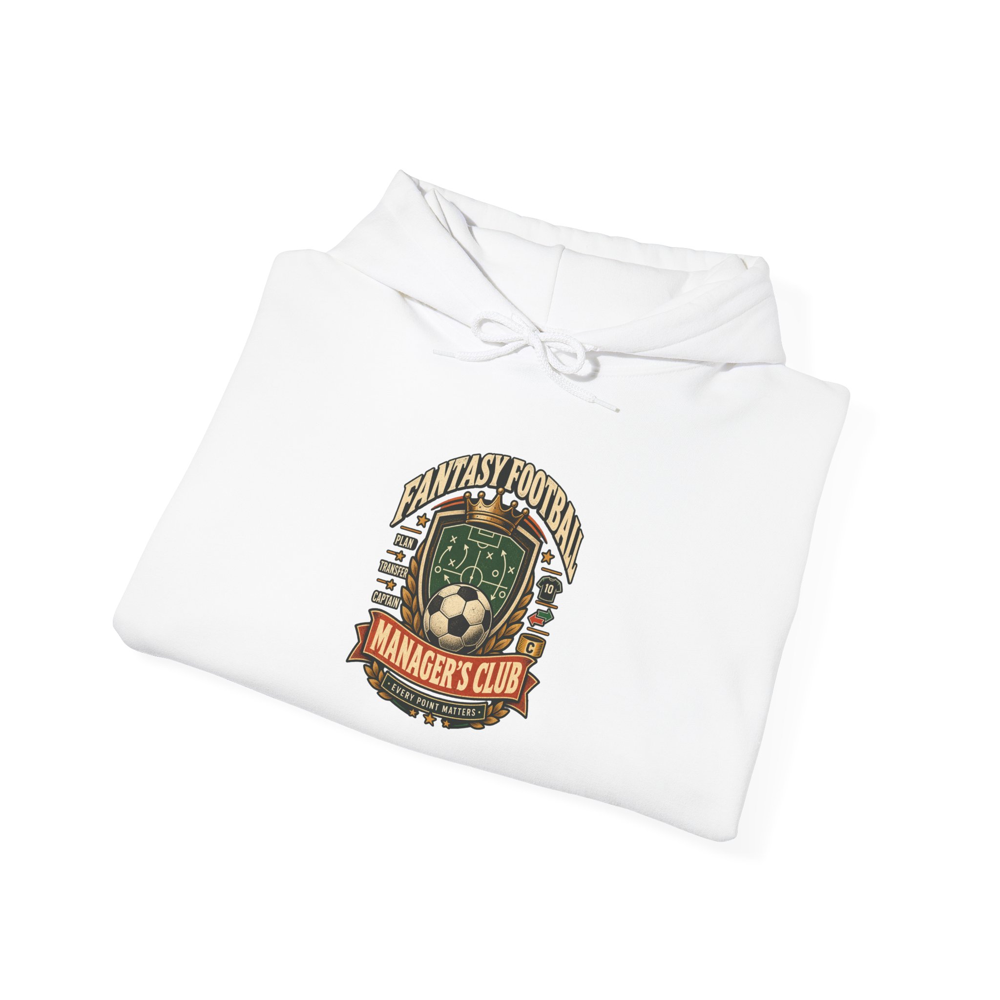 Fantasy Football Manager's Club Hoodie — Vintage Team Crest Pullover - Image 4
