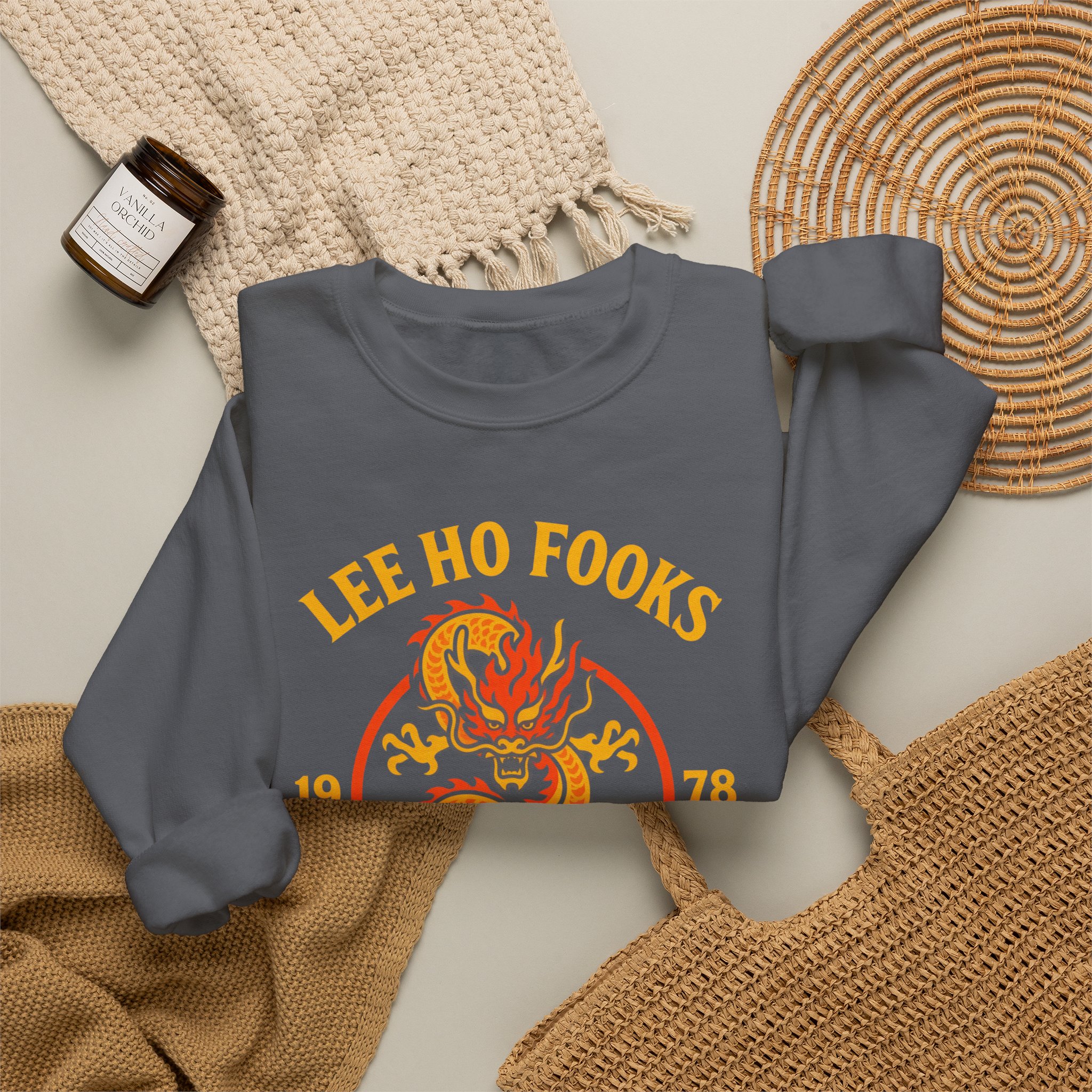 Lee Ho Fooks Soho London Dragon Crewneck Sweatshirt - Image 44