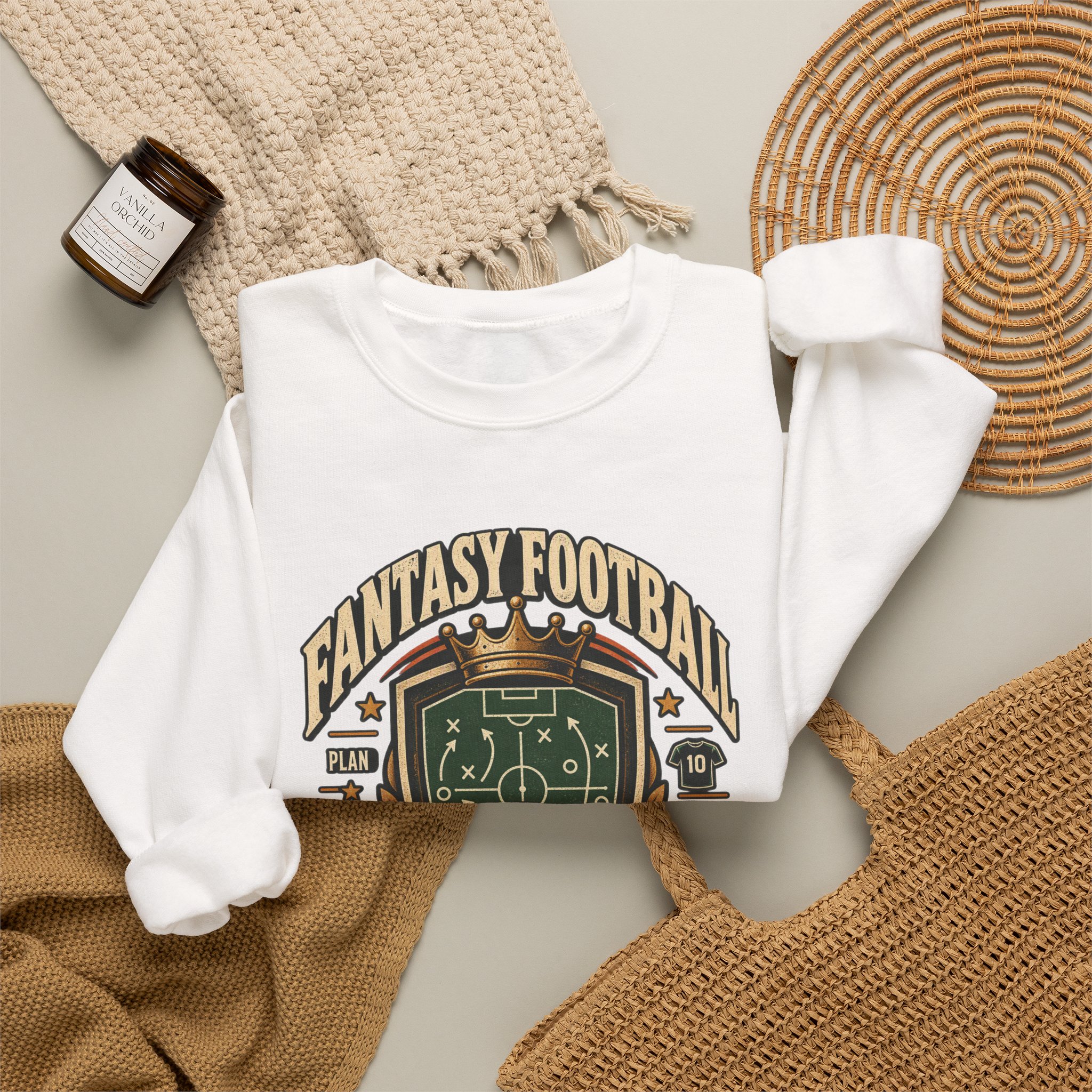 Fantasy Football Manager's Club Crewneck Sweatshirt — Soccer Manager Gift - Image 4