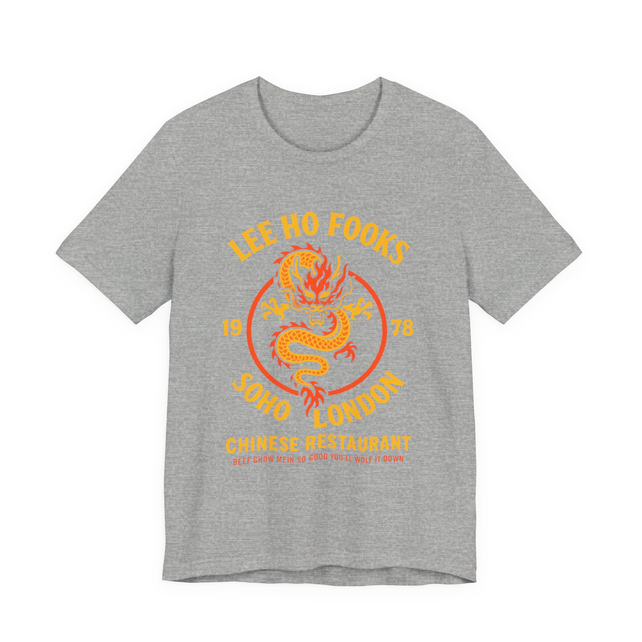 Dragon Crest Tee — "Lee Ho Fooks Soho London" Vintage Chinese Restaurant T‑Shirt - Image 13