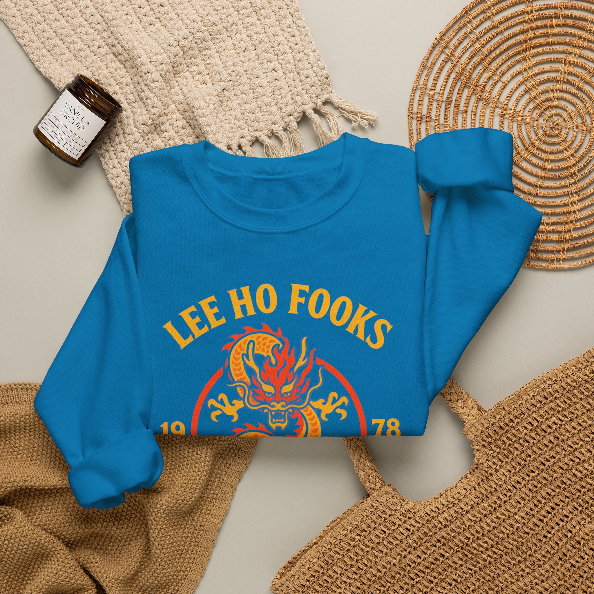 Lee Ho Fooks Soho London Dragon Crewneck Sweatshirt - Image 40